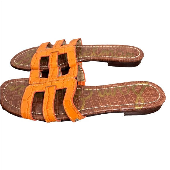 Sam Edelman Berit Embossed Leather Slide Sandal - Picture 6 of 12